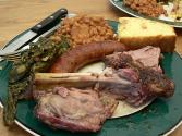 Pineapple Soy Barbecued Lamb Shanks