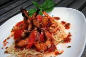 Capellini With Tomatoes And Basil Sauce