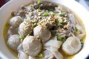 Soy Walnut And Beef Balls In Oriental Sauce