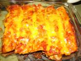 Beef & Bean Enchiladas
