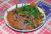 Beef Stir Fry With Mushrooms And Sweet Pepper