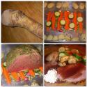 Spicy Roast Beef With Ginger Snap Gravy
