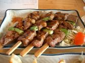 Mini Marinated Beef Skewers 