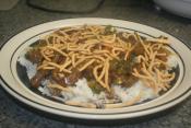 Beef With Chow Mein Noodles