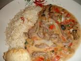 Beef With Mushroom-onion Sauce