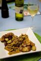 Roast Beef With Mushroom Leek Sauce