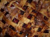 Blueberry Lattice Top Pie