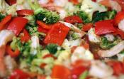 Orzo With Red Peppers Cauliflower And Broccoli 