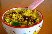 Brown Rice And Onions