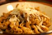 Macaroni In Browned Butter With Grated Cheese