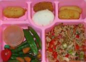 Carrots And Sugar Snap Peas With Cranberry Orange Butter
