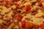 Ham And Swiss Cheese Pizza Topping
