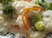 Baked Rice Cheese And Vegetable Casserole