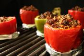 Cheese 'n' Rice Stuffed Pepper