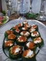 Cheese And Tomato Canapes