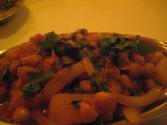 Whole Chick Peas In Tamarind Sauce