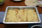 Chicken Enchiladas With Spicy Sauce