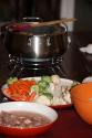 Chicken In Fondue Broth