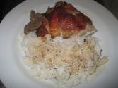 Chicken Livers With Rice