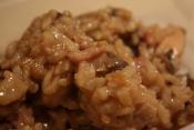 Flavoured Rice With Black Mushrooms And Chicken Meat