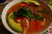 Chicken Tomato Cilantro Soup