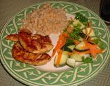 Chicken Pitas With Cucumber Relish