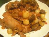 Chicken With Red Wine