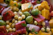 Chickpea & Capsicum (pepper) Salad