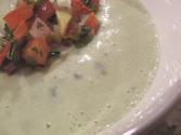 Chilled Cucumber Avocado Soup