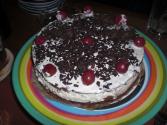 Chocolate Cherry Cream Torte