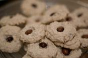 Chocolate Covered Almond Macaroons
