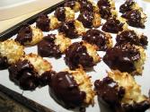 Chocolate-dipped Coconut Balls