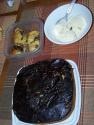 Chocolate Frosted Rum Cake