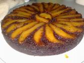 Chocolate Pear Upside Down Cake