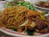 Creamed Asparagus On Chow Mein Noodles 