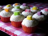 Coconut Chiffon Cupcakes