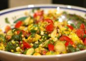 Tomato Corn And Prawn Salad