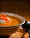 Garlic Flavored Cream Of Carrot Soup