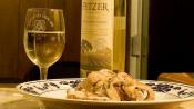 Halibut In Creamy Wine Sauce