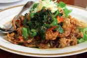 Crispy Noodles With Lime Pickle