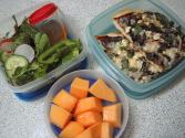 Cucumber Melon Salad With Lemon Pepper Dressing