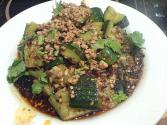 Cucumber Salad With Peanut Powder