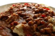 Curried Garbanzo Beans And Potatoes