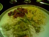 Curried Lamb With Rice Mold