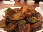 Deep Fried Eggplant With Pork
