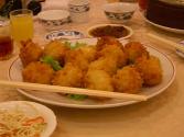 Classic Deep Fried Shrimp With Vegetables