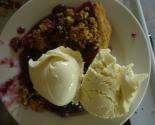 Double Cherry Crumble