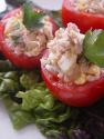 Salmon-egg Stuffed Tomatoes