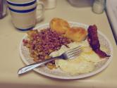 Eggs And Hash Brown Potatoes