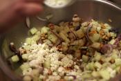 Billed Shrimp And Feta Cheese Salad
